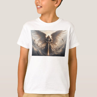 Powerful St Michael the Archangel Kid's Tee Shirt