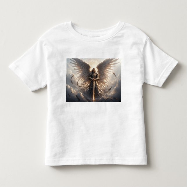 Powerful St Michael the Archangel Toddler Tee (Front)