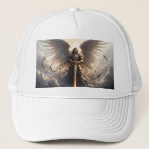 Powerful St Michael the Archangel Trucker Hat