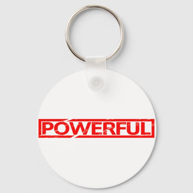 Powerful Stamp Key Ring (Front)