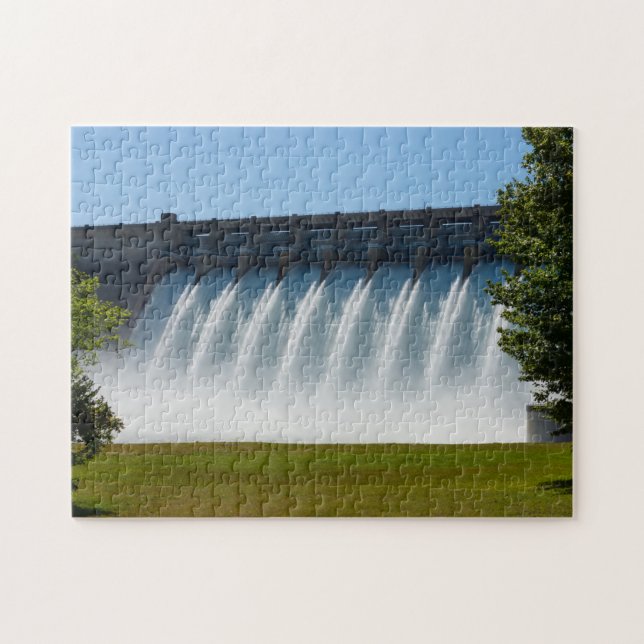 Powerful Table Rock Dam Jigsaw Puzzle (Horizontal)