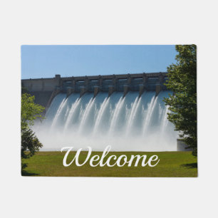 Powerful Table Rock Dam Welcome Doormat