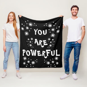 "POWERFUL" Throw Blanket