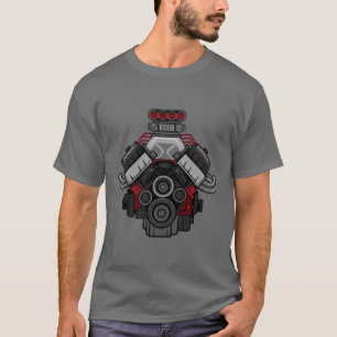 Powerful V8 Engine T-Shirt