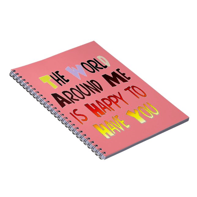 Powerful Welcome Message: A Motivational Quote Spiral Notebook (Right Side)