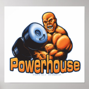 Powerhouse Curl Poster