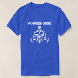POWERHOUSE, DEEP ROYAL MEN'S BASIC T-Shirt