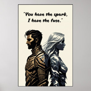 Powerless Book Quote Poster