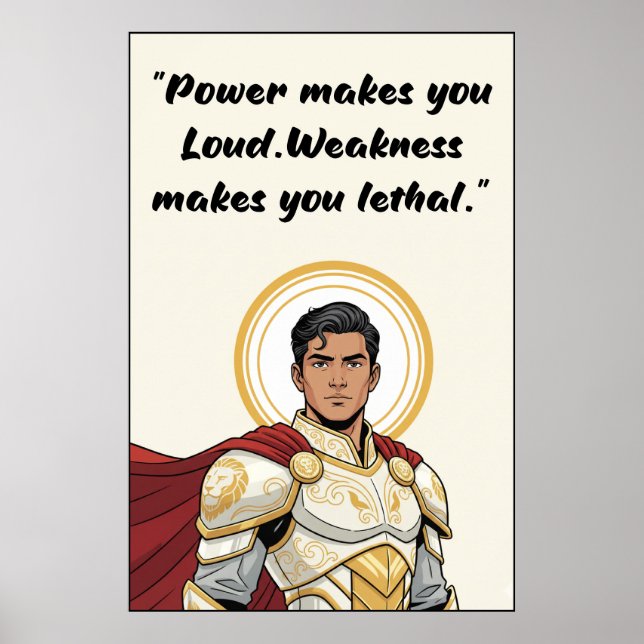 Powerless Book Quote Poster (Front)