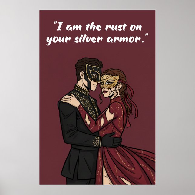 Powerless Book Quote Poster – I Am the Rust on You (Front)