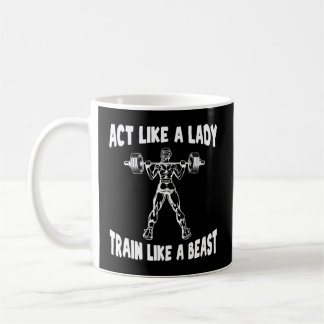 Powerlifter Weightlifting Gym Training Workout Pow Coffee Mug
