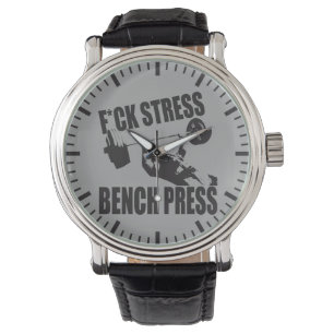 Powerlifting Motivation - F*CK Stress, Bench Press Watch
