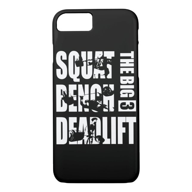 Powerlifting - Squat, Bench, Deadlift Case-Mate iPhone Case (Back)