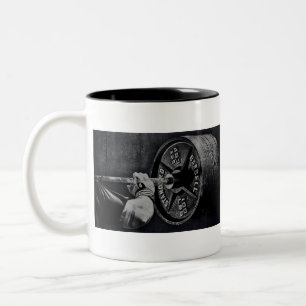 Powerlifting Two-Tone Coffee Mug