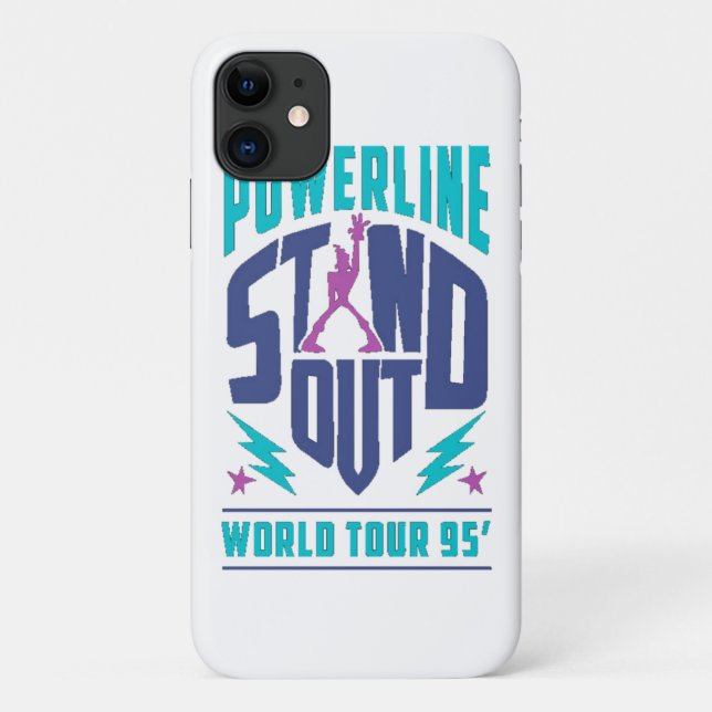 powerline stand out world tour Case-Mate iPhone case (Back)