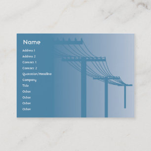 Powerlines - Chubby Business Card