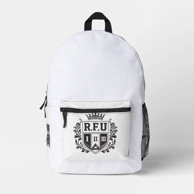 PowerOf3Brand Royal Crest Backpack (Front)