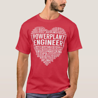 Powerplant Engineer Heart T-Shirt