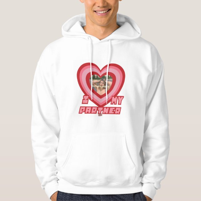 PowerPuff Dingus Heart- PARTNER Hoodie (Front)