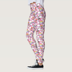 Powerpuff Girls & Donny Rainbow Pattern Leggings
