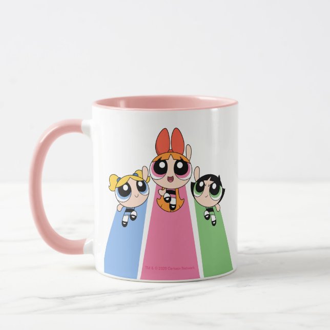 Powerpuff Girls Fly High Mug (Left)