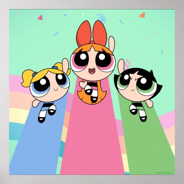 Powerpuff Girls Fly High Poster (Front)
