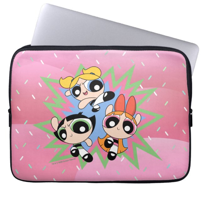 Powerpuff Girls Powfactor Laptop Sleeve (Front)