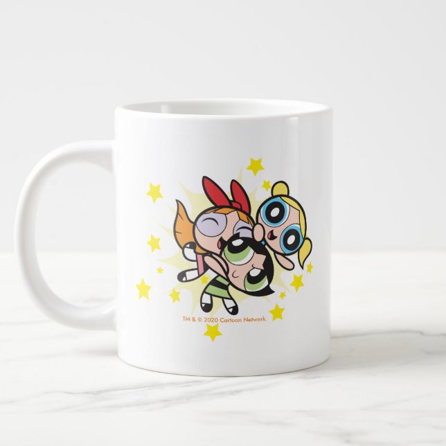 Powerpuff Girls Rule Large Coffee Mug (Left)