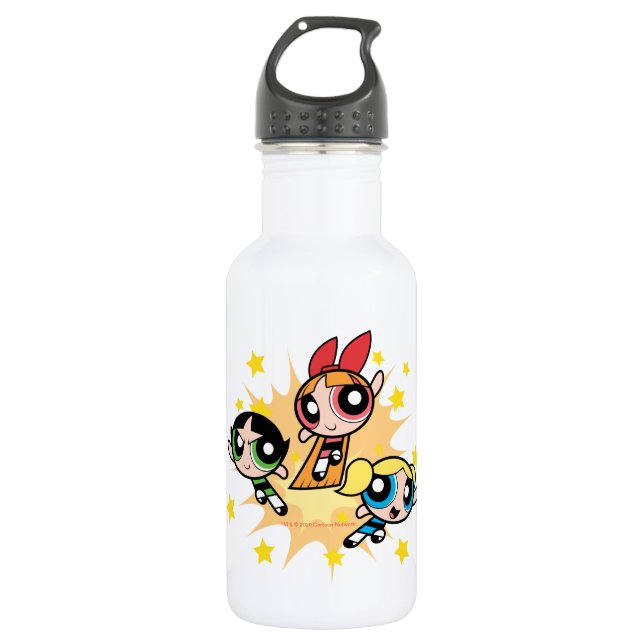 Powerpuff Girls Save The Day 532 Ml Water Bottle (Front)