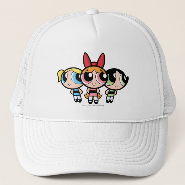 Powerpuff Girls: Sugar, Spice and Everything Nice Trucker Hat (Front)