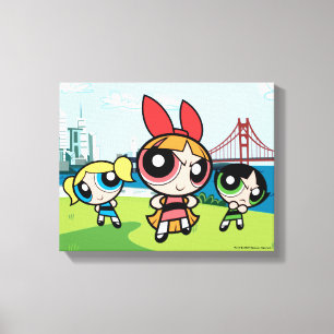 Powerpuff Girls Super Fierce Canvas Print