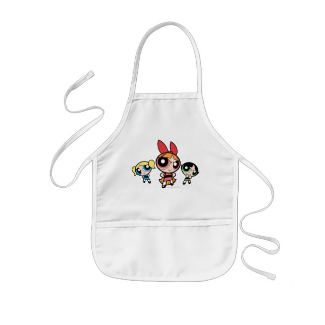 Powerpuff Girls Super Fierce Kids Apron (Front)