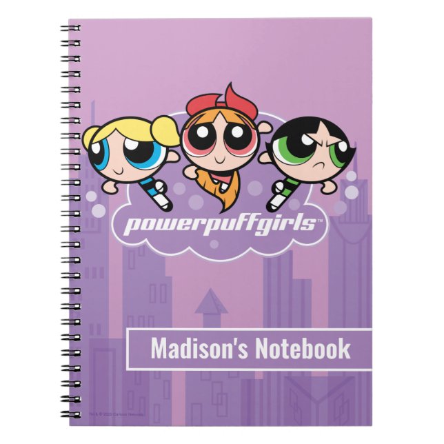 Powerpuff Girls Team Logo Notebook (Front)
