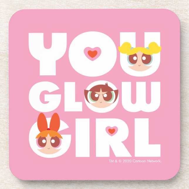 Powerpuff Girls: You Glow Girl Coaster (Front)