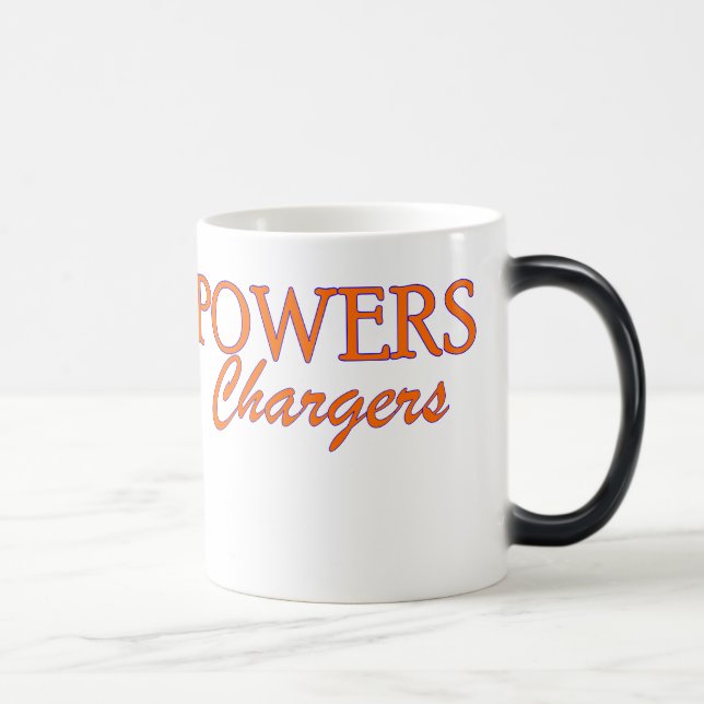 Powers Chargers Coffee Mug w. Fight Song (Right)