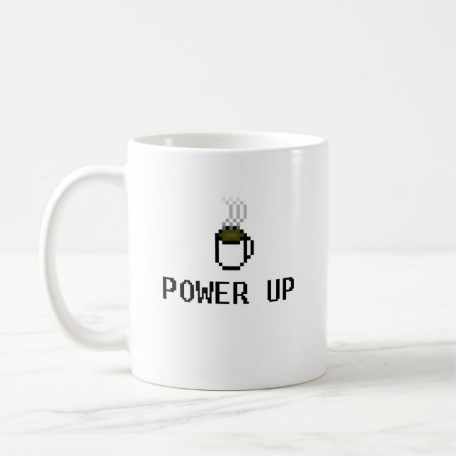 powerup coffee mug (Left)