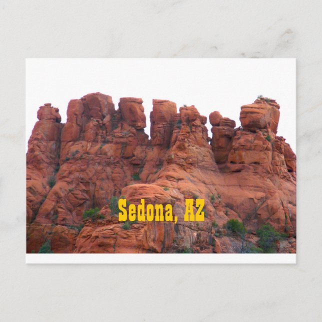Powwow Rock, Sedona Postcard (Front)