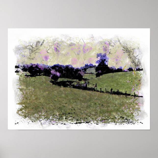 Powys Doodle Poster (Front)