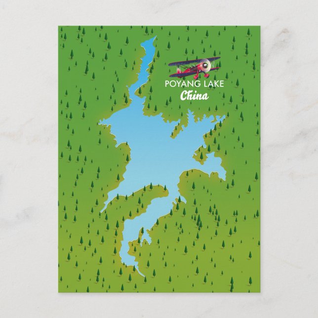 Poyang Lake Invitation Postcard (Front)