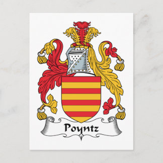 Poyntz Family Crest Postcard