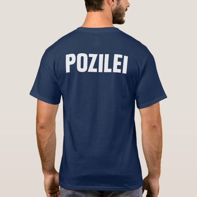 Pozilei - Meme Parody T-Shirt (Back)