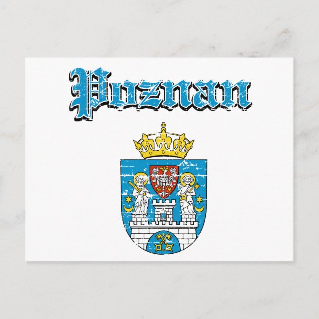 Poznan City Designs Postcard (Front)