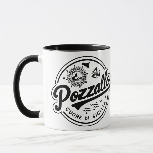 Pozzallo Cuore di Sicilia  Mug (Left)