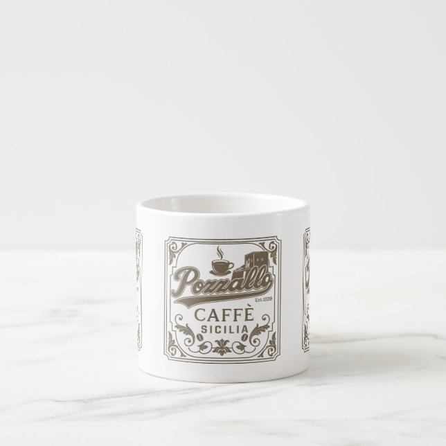 Pozzallo Sicilia  Espresso Cup (Front)
