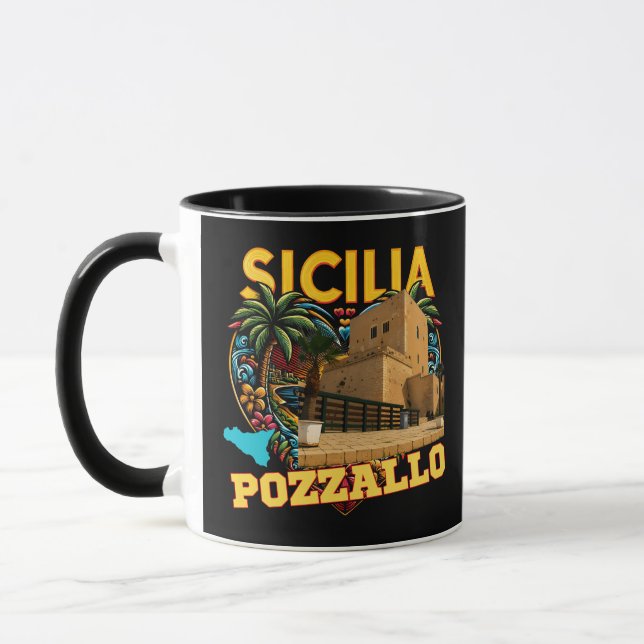 Pozzallo Sicilia Torre Cabrera  Mug (Left)