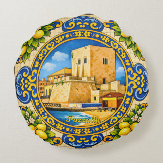 Pozzallo Sicilia Torre Cabrera Round Cushion
