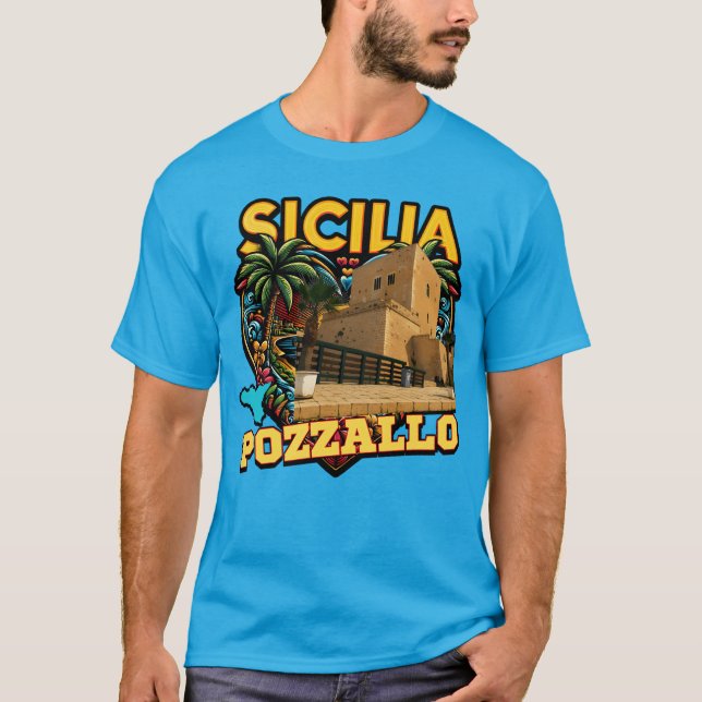 Pozzallo Sicilia Torre Cabrera  T-Shirt (Front)