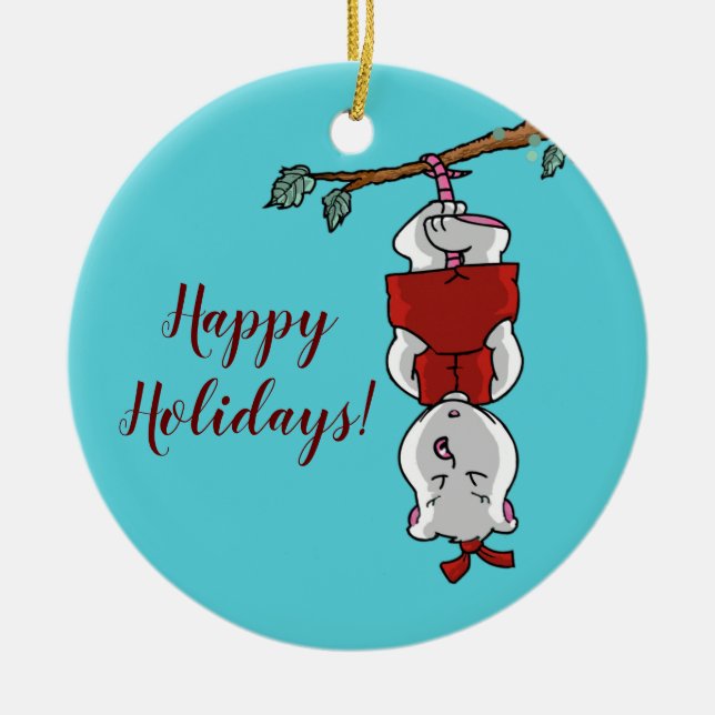 Pozzum Ceramic Ornament (Front)