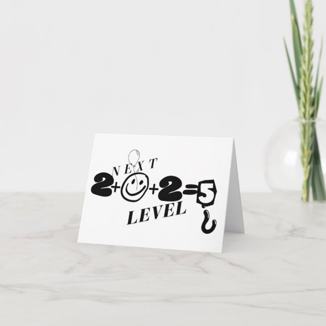 PPPYY EWW LEVELLL New Year Cards (Front)