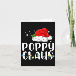 Ppy Claus Santa Christmas Matching Family  Card